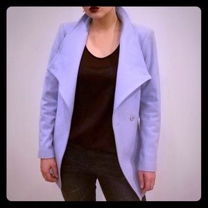 Pale Blue Ted Baker London Wrap Peacoat